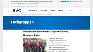 
                            3. ZFG Personenfernverkehr: Sorgen erkennen, Lösungen finden - EVG