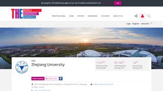 
                            9. Zhejiang University World University Rankings | THE