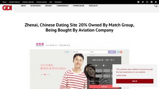 
                            12. Zhenai, Chinese Dating Site 20% Owned By Match Group, Being ...