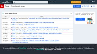 
                            12. Zhenai - Recent News & Activity | Crunchbase