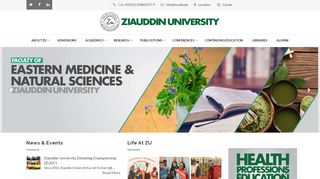
                            2. Ziauddin University - ZU
