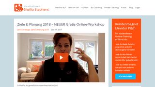 
                            3. Ziele & Planung 2018 - Shailia Stephens