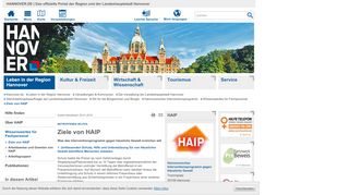 
                            12. Ziele von HAIP | Wissenswertes für Fachpersonal | Hannoversches ...