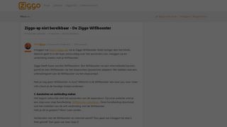 
                            8. Ziggo-ap niet bereikbaar - De Ziggo Wifibooster | Ziggo Community