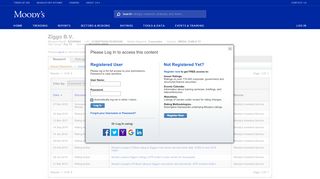 
                            8. Ziggo B.V. Credit Rating - Moody's