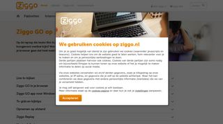 
                            4. Ziggo GO op je laptop of pc | Klantenservice | Ziggo