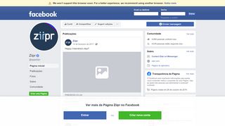 
                            3. Ziipr - Página inicial | Facebook