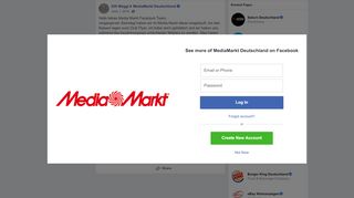 
                            12. Zilli Maggi - Hallo liebes Media Markt Facebook Team,... | Facebook