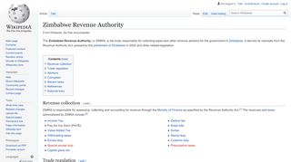 
                            10. Zimbabwe Revenue Authority - Wikipedia
