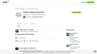 
                            3. Zimbra Collaboration Suite | XING