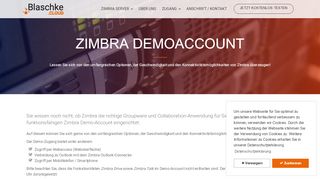 
                            9. Zimbra Demoaccount | Zimbra Server von blaschke.cloud