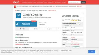 
                            12. Zimbra Desktop - Download - CHIP