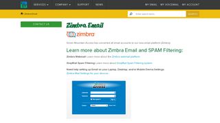 
                            7. Zimbra Email - Green Mountain Access - Champlain Valley Telecom