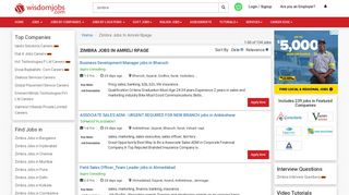 
                            8. Zimbra Jobs in Amreli Rpage - Wisdom Jobs
