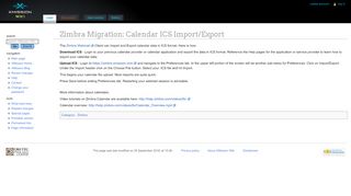 
                            7. Zimbra Migration: Calendar ICS Import/Export - XMission Wiki
