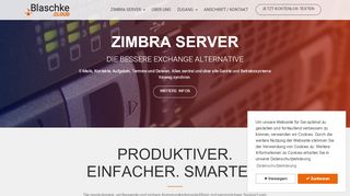 
                            11. Zimbra Server von blaschke IT: Zimbra Mail, Cloud Speicher uvm.