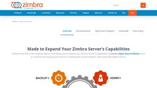 
                            2. Zimbra Suite Plus - Secure and Open Unified Collaboration Platform