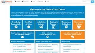 
                            7. Zimbra :: Tech Center