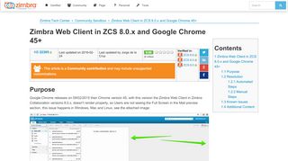 
                            4. Zimbra Web Client in ZCS 8.0.x and Google Chrome 45+ - Zimbra Wiki