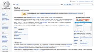 
                            7. Zimbra — Wikipédia