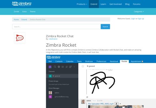 
                            11. Zimbra.org: Zimbra Rocket Chat