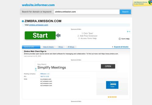 
                            12. zimbra.xmission.com at WI. XMission Zimbra: Login | email hosting ...