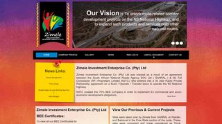 
                            2. Zimele Investment Enterprises