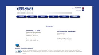 
                            3. Zimmermann & Co. GmbH - auf der Internetseite von Zimmermann ...