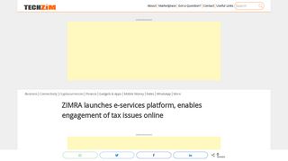 
                            5. ZIMRA launches e-services platform, enables engagement of tax ...