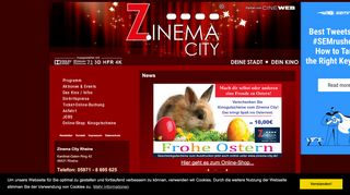 
                            10. Zinema City Rheine Rheine am Ring - Kinoprogramm und ...