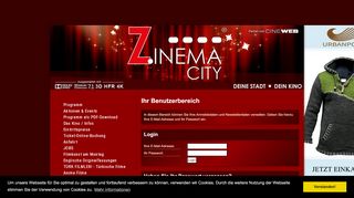 
                            6. Zinema City Rheine Rheine am Ring - Login