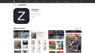 
                            5. Zineway dans l'App Store - iTunes - Apple