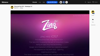 
                            11. Zing mp3 for iOS7 - Redesign 3.0 on Behance