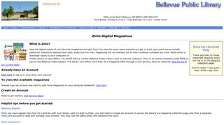 
                            12. Zinio Digital Magazines - Bellevue Public Library