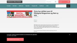 
                            5. Zinio har skiftet navn til RBdigital Magazines og fået ny app | Gribskov ...