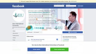 
                            4. Zion International University - Inicio | Facebook