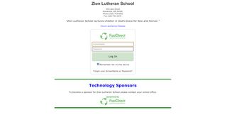 
                            11. Zion Lutheran School - Login