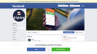 
                            3. ZiPAY - Beranda | Facebook