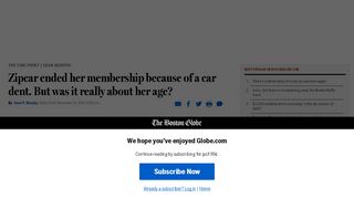 
                            6. Zipcar ended her membership because of a car dent. But was it really ...