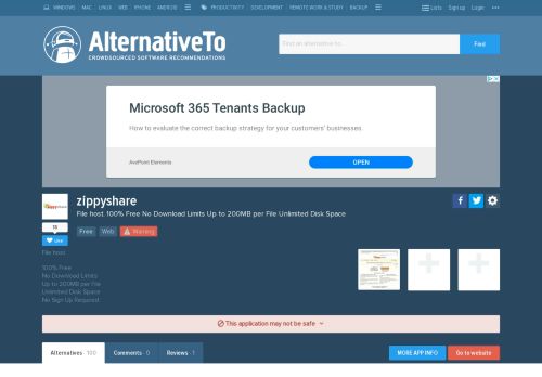 
                            8. zippyshare Alternatives and Similar Websites and Apps - AlternativeTo ...