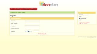 
                            1. Zippyshare.com - Support :: Register