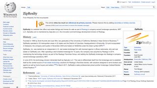 
                            4. ZipRealty - Wikipedia