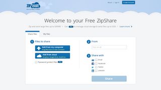 
                            6. ZipShare - Zip and Send Large Files