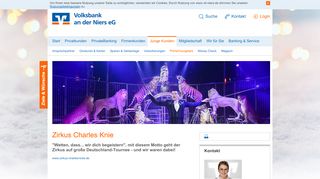 
                            12. Zirkus Charles Knie - Volksbank an der Niers eG
