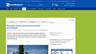 
                            6. Zirndorf, Fürth: Playmobil: Starkes Jahr 2018 und spannende ...