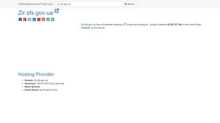 
                            5. Zir.sfs.gov.ua Error Analysis (By Tools) - Website Success Tools