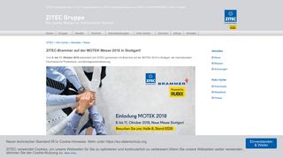 
                            9. ZITEC-Brammer auf der MOTEK Messe 2018 in Stuttgart - ZITEC Gruppe