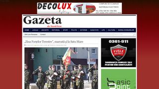 
                            12. „Ziua Forțelor Terestre”, marcată și la Satu Mare | Gazeta de Nord Vest