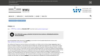 
                            6. ZIV - perMail 3.0 - Universität Münster