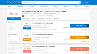 
                            5. Zivame Coupons, Offers | Flat Rs.500 off (Feb 22-23) |Offers, coupons ...